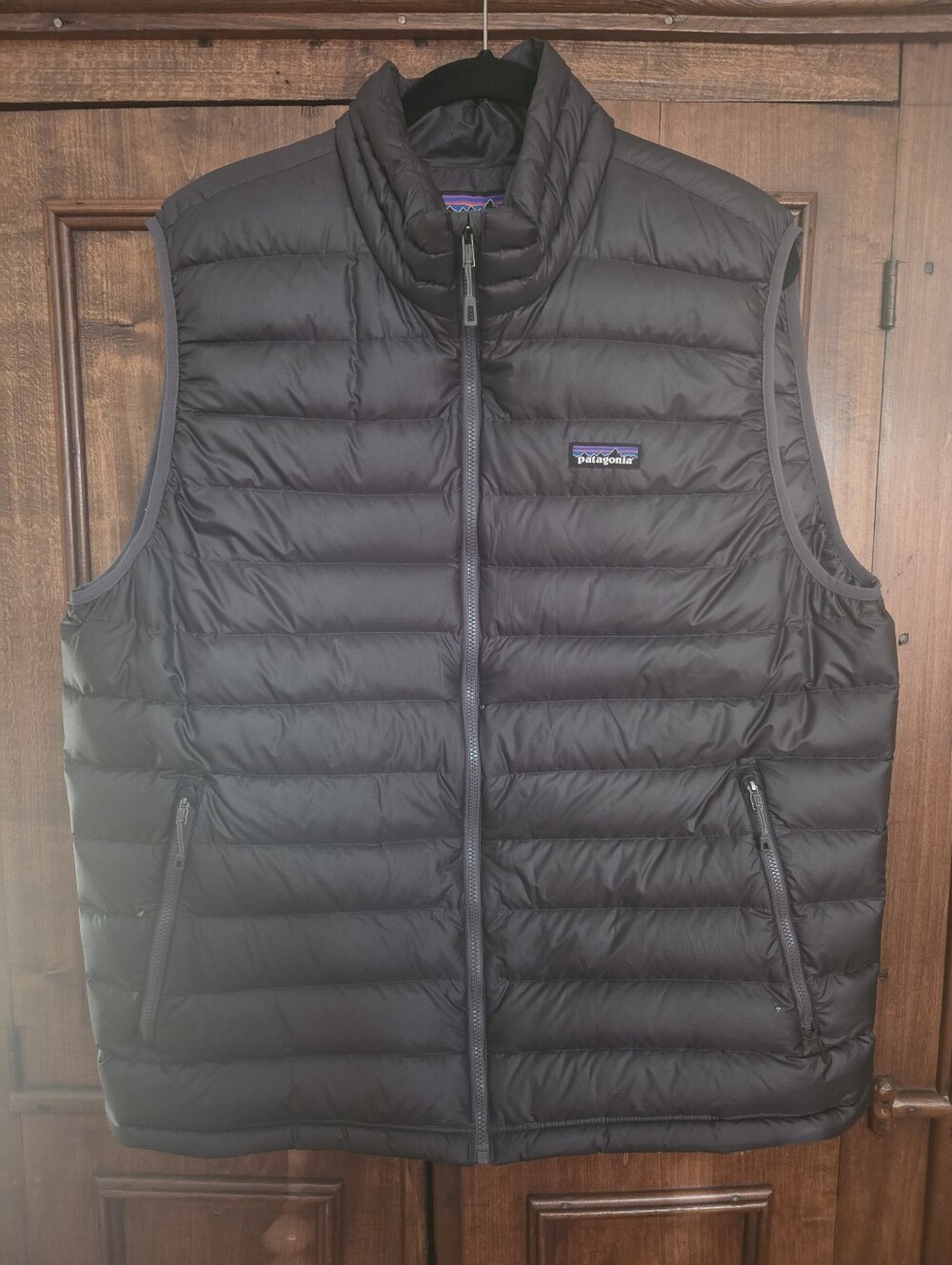 Patagonia Gray Quilted Down Vest